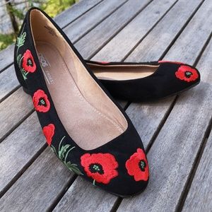 Asos poppy flats